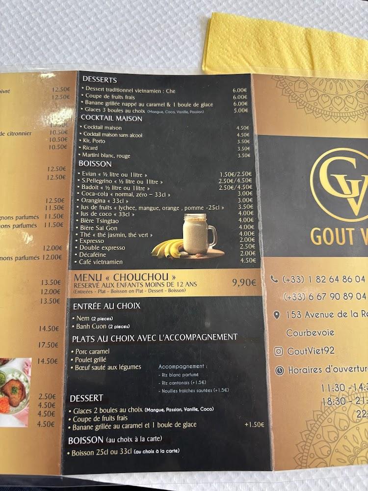 Goût Viet - Menu Image 3